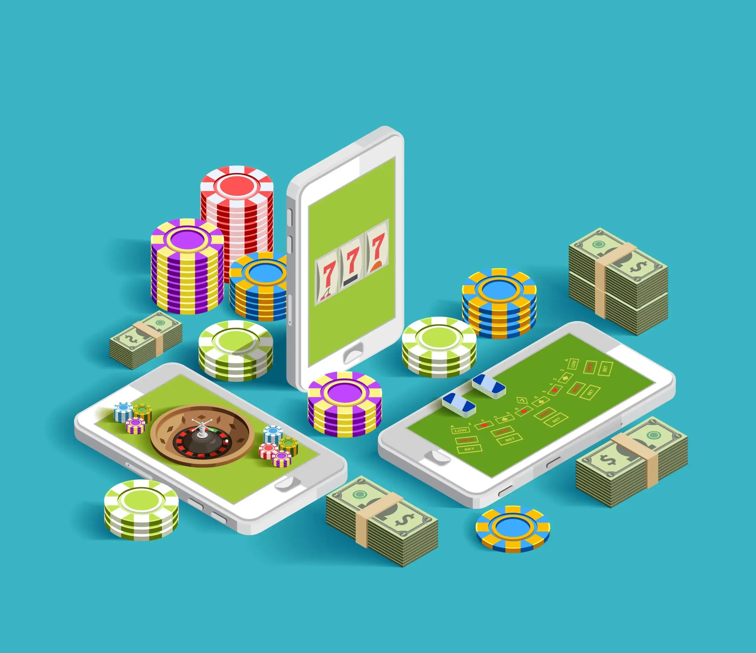 Fonctionnalités de jeu mobile présentées sur l'application Glory Casino.